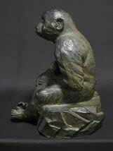 置物　環水作　大黒猿 Yahoo!オークション -「渡辺環水」の落札相場・落札価格