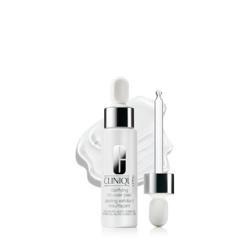 Clinique 3-Step Clarifying Do-Over Leave-On Exfoliating Peel | Boosts Skin Renewal, 1 Fl Oz
