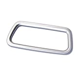 Innen Dekoration Auto Kompatibel Mit Alfa Für Romeo Für Stelvio Heckklappe Elektrischer Steuerknopf Dekorationsrahmen Autoinnenausstattung(Silver)