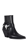 AZALEA WANG Lenkov Western Rhinestone Bootie —...