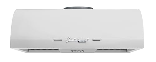 Unique Appliances Classic Retro Range Hood, Electric Range Hood with 3 Fan Speeds and 2 LED Lights, 24", Summer Mint Green, 500 CFM, 110-120 V