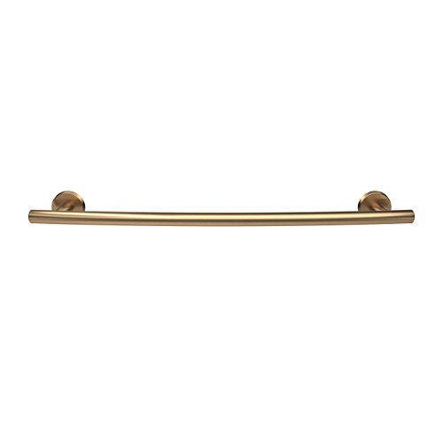 Image of Amerock Arrondi 18 inch Golden Champagne Towel Bar