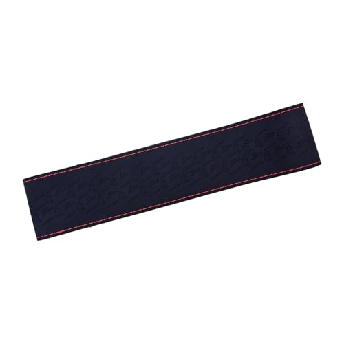Image of Leather 25CM Universal Fit Car Steering Wheel Cover, Elastic Breathable and Odorless (Red-4)