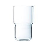 Légers et bien proportionnés avec leur forme en escalier, les verres Funambule sont parfaits pour servir des jus de fruits et de l'eau. Ils s'empilent pour permettre un rangement facile dans vos placards.