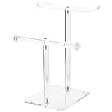 Organisateur de bijoux : fabriqué en acrylique, ce présentoir est robuste et élégant. il permet d'organiser et de présenter colliers, bracelets, bagues, boucles d'oreilles, etc