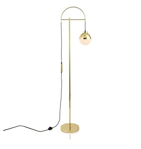 Lampe de lecture pour chambre et bureau étude lampadaire or design E27