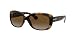 Ray-Ban Women's Jackie Ohh Polarized Rectangular Sunglasses LIGHT HAVANA 58 mm