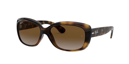 Ray-Ban 4101 Montures de Lunettes, Marron (Light Havana/Greygradientbrownpolar), 58 Femme
