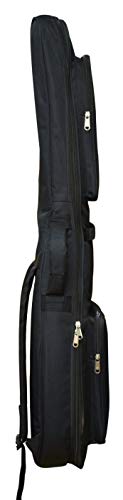 Image of Baritone Case for Double Padded Bag /Cover /Case for All Electric Guitars of Yamaha Pacifica /Vault /Fender /Hobner /Gibson Squier Bullet Strat (Bag, Black)