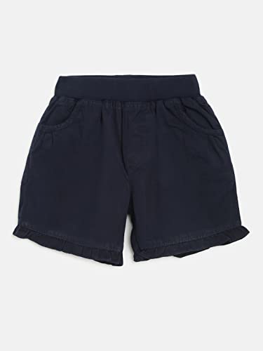 Image of Li'l Tomatoes Girls 100% Cotton Combo Shorts Pack of 2 | Soft & Breathable Summer Shorts | Elastic Waist Casual Wear | 2-14 Years
