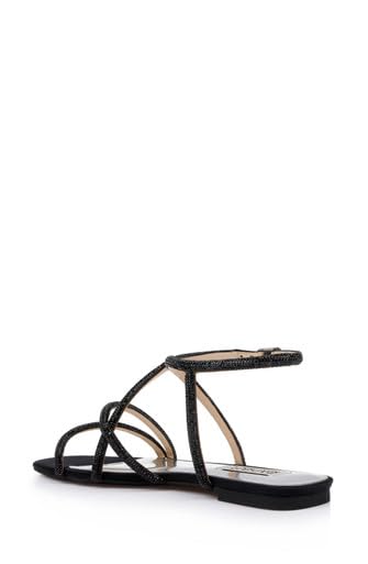 Badgley Mischka Women's Ivie Flat Sandal4