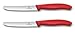 Price comparison product image Victorinox Swiss Classic, Breakfast Knife, Bread Knife Set, 2-Piece, Sharp Blade, Serrated Edge, 11 cm, Plastic Handle, Stainless Steel, red