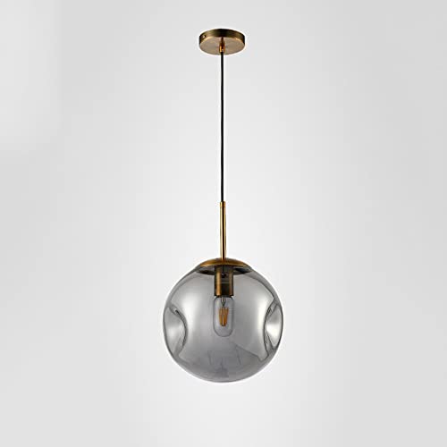 Éclairage de pendentif en verre industriel et suspension luminaire rétro pour cuisine