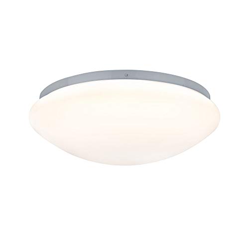 Paulmann 70981 Leonis LED Ceiling luminaire Round incl. 1x10-watt IP44 Bathroom lamp White Living Room lamp Plastic Hallway lamp 3000 K