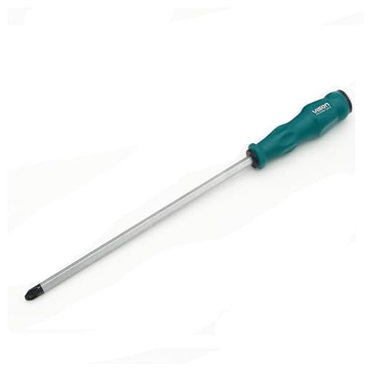Fongmore Extra Long Total Length 16 Inches/410mm Cross Phillips Screwdriver Magnetic Demolition Screwdriver Shank S2 Steel With Ergonomic Handle (12 Inches, Phillips)