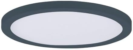 Miniatura 5 de Maxim 57692WTBK Compatible con chip JA8 y ADA Energy Star cuadrado de policarbonato de perfil bajo LED empotrado para interiores y exteriores, 1 luz