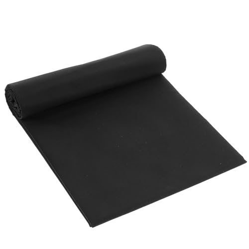 Tissu coton noir souple anti-froncement pour broderie mousseline