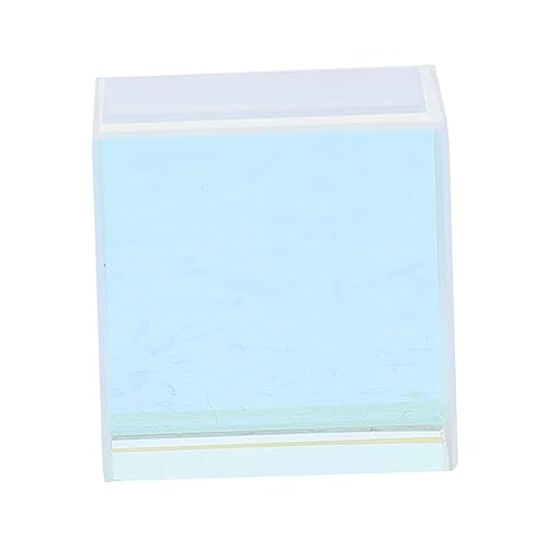 Gadpiparty Cube Prism Optic Large Square Prism Lens for Optical Decor Glass Crystal Home Ornament