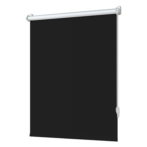 Buseu Store Occultant sans Perçage 45l x 170L cm - Store Enrouleur Opaque Thermique, Montage Facile avec Clips pour Fenêtre et Porte, Isolation Thermique &...