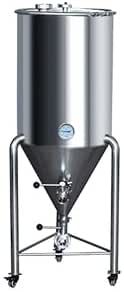 30.4 Gallon Stainless Steel Brew Fermenter with Conical Base
