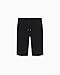 Armani Exchange Shorts masculinos com ícone de algodão elástico, Preto, GG