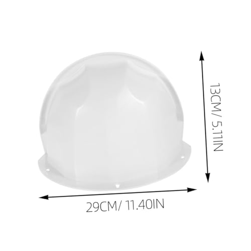 Cubierta protectora de cámara de seguridad exterior impermeable de ABS con visera para pared 3 uds 5