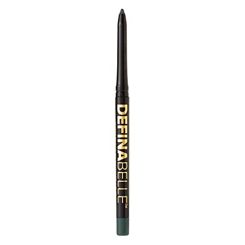 Belle Beauty Definabelle Eyeliner - Highly Pigmented Waterproof Eyeliner - Paraben Free, Self Sharpening Eyeliner Pencil - Easy, Flawless Application - Perfect For Everyday Wear & Night Out (Green) #TOP2