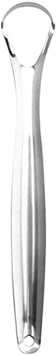 Nettoyeur de langue en acier inoxydable à tête large - Brosse de nettoyage de langue - Professionnels de la mode