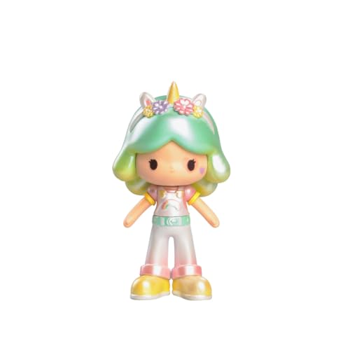 DUNDUN Fashion Dolls | 1 muñeca Estilo Kawaii | con Piezas Intercambiables para Combinar con Otras muñecas de la colección y Crear Conjuntos de Moda my Cool | Muy fácil y Divertido