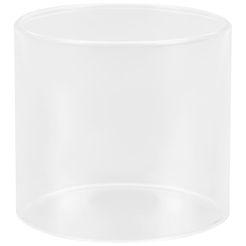 Abaodam Pantalla de Vidrio para Lámpara de Gas Cubierta para Farol Resistente a Altas Temperaturas Uso en Picnics y Acampadas