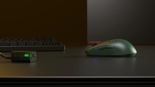 Image of Pulsar Gaming Gears X2H mini Wireless Gaming Mouse, Founder's Edition, Ultra Lightweight 1.83 oz (52 g), Symmetrical, Optical Switch, 2.4 Ghz 1 ms, 26000 DPI, PAW3395 Sensor (Mini, Wireless, Green)