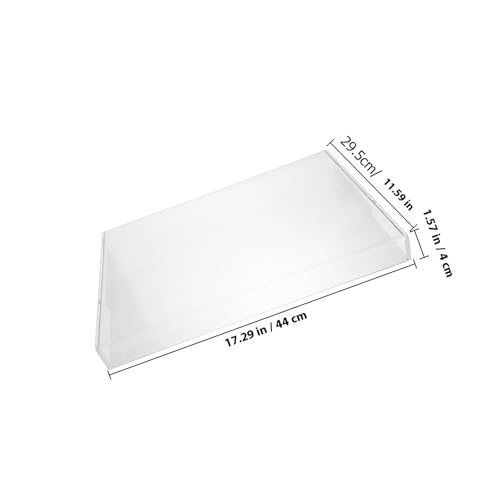 Funda para teclado de portátil de 17,3 pulgadas, protector acrílico antipolvo 2