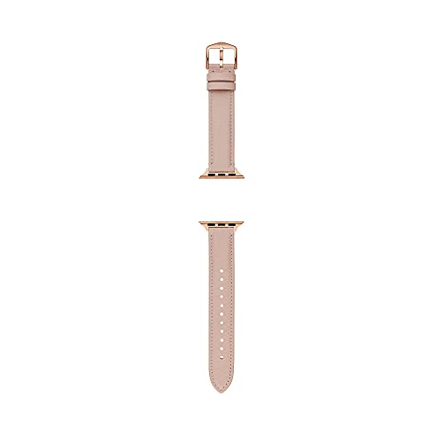 Fossil Bracelet Compatible avec Apple Watch, 38/40/41 mm - 18 mm Cuir Rose, S181498