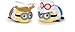 FP Peluche Tsum Tsum Mini Lot de 2 Minions freedinian