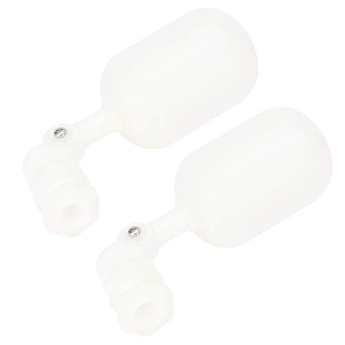 Mini válvula de flotador, 2 uds G3 / 8 pulgadas, válvula de flotador de plástico de rosca macho, control automático de nivel de agua para estanques, bomba de agua, abrevadero