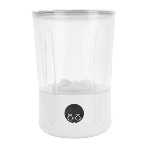 TIKATARER Lavadora Portátil, Lavadora de Ropa Interior Inalámbrica de 9.1x6.3 Pulgadas, Limpieza Profunda, de Ropa Compacta de Viaje de 26.9 Oz Recargable para Sujetador, Interior, Calcetines, (WHITE)