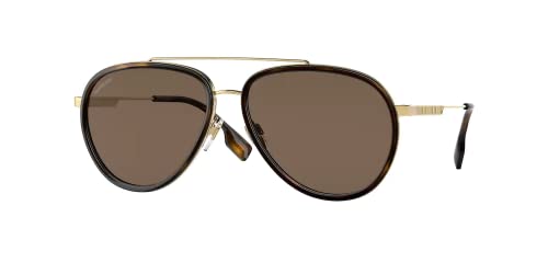 BURBERRY Oliver BE3125 Aviator Sunglasses for Men +BUNDLE with ACCESSORY EYEWEAR KIT