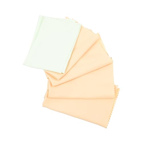 Toddmomy 5pcs Instrument Polishing Cloth Guitar Cleaning Musical Instrument Soft Violin Dust- Ukulele Random