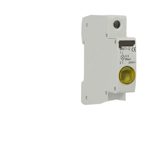 Indicateur d'alimentation 240V jaune pour boîte de distribution