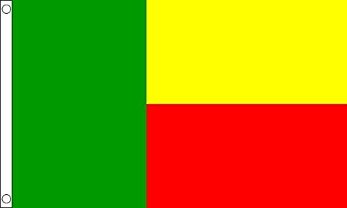 Benin 3' X 2' 3ft x 2ft Flag With Eyelets Premium Quality