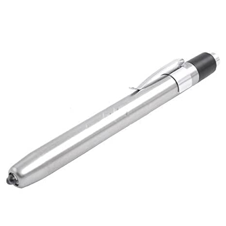 MCP Healthcare Medical Silver Pen Torch Imported LED Pen Light Torch Nurse Medical Pen Light with for Nursing Studenst, Doctors, Black and Silver with White Yellow Light (Silver Torch) (B0BZRQR1QY) Amazon Price History, Amazon Price Tracker