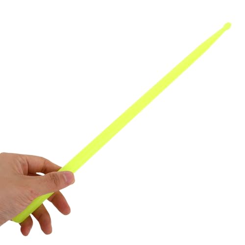 Baquetas de plástico antideslizantes ABOOFAN, 1 par con mango verde claro para práctica en batería, adecuadas para jazz y baterías electrónicas miniatura 4