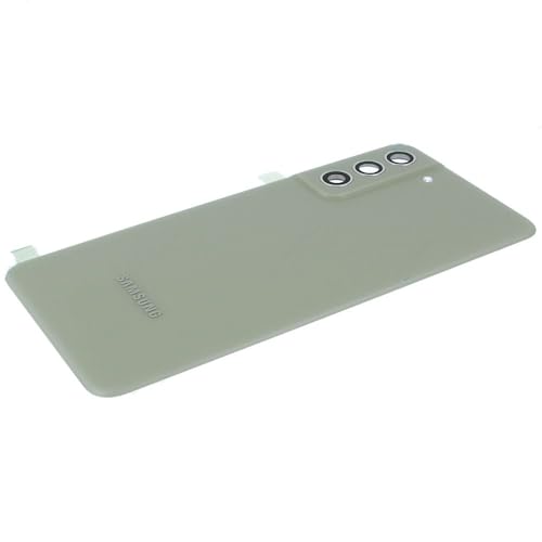 Image of Samsung Galaxy S21 FE Original Back Panel Replacement Back Door with Camera Lens and Logo - 6 Months Warranty (Olive)
