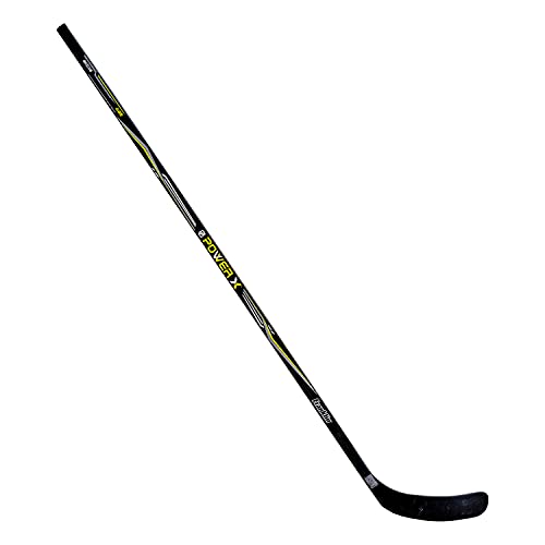 Franklin Sports Street Hockey Sticks - Power X Junior Street Hockey Stick - Wood and Fiberglass Shaft - ABS Blade - One Piece Stick - 52" Left Handed by Franklin Sports - Used condition - US$28.17