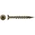 (2000) 9x3 Torx Star Flat Head With Nibs Coarse Thread Exterior W.A.R. Coated Type-17 Deck Screw #138207
