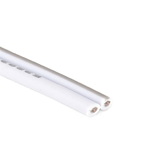 Outdoor Extension 20 AWG Electrical Wire 2/3/4/5/6pin Electrical Wire LED Cable 5-100m LED Extension Cable for RGB Light Solar sheathed(2 pin White Gray,30meter)