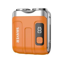 Bobzo Portable Electric Shaver for Men – Waterproof IPX7 Travel Razor with Digital Display, Fast Charging, 9000RPM Motor, Long-Lasting Battery, Wet&Dry Use, Compact Beard & Hair Trimmer Assorted