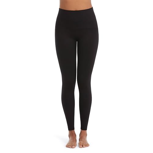 SPANX Leggings für Damen Look at Me Now Seamless Leggings, Very Black, M