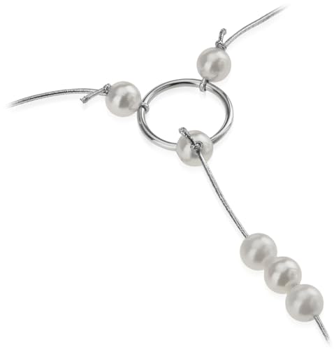 Generisch Damen Sexy String Perlen Kette Dessous Klitoris Stimulation Tanga Silber