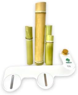 Bidet Attachment for Toilet Seat - Non Electric, Ultra-Slim, Detachable, Self-Cleaning, Real Bamboo Knob, Adjustable Water Pressure and Angle Controls - Easy Home Installation